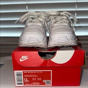 Nike Kids Air Max 90 LTR White Shoes